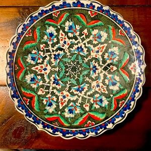 Hand made Turkish plate
